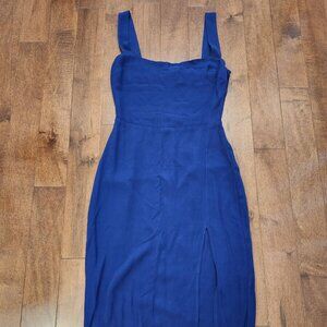 Reformation women's navy blue dress in size 0